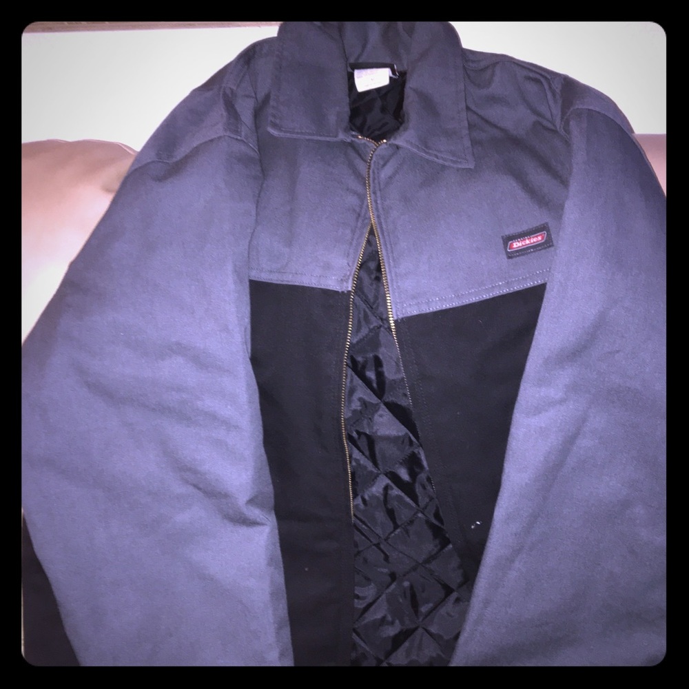 Black and Gray Dickies Mens Jacket